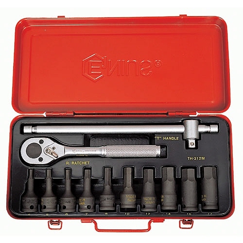 1/2인치 6각 비트소켓렌치 세트 (TH-412H)