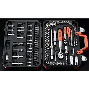 1/2인치 & 1/4인치 6각 소켓렌치 세트 (94Pcs)