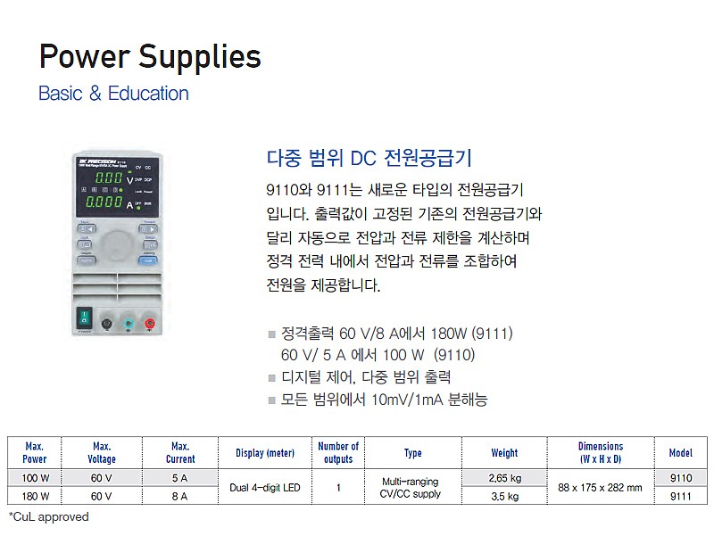 직류 전원 공급기 (9110/9111)_상세페이지