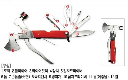 플라이어형 도끼 멀티 툴 (GT-5021AA)_상세페이지