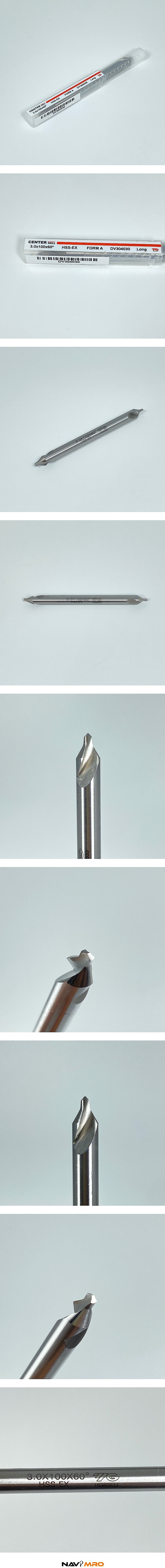 롱 센터 드릴 (60˚ A Type 100L)_상세페이지