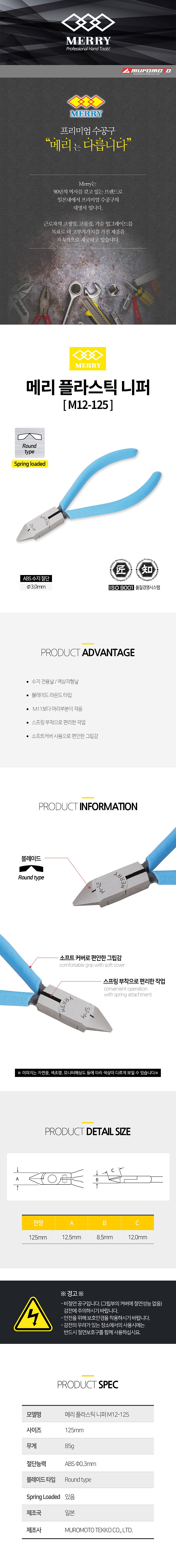 플라스틱 니퍼 (M12-125)_상세페이지