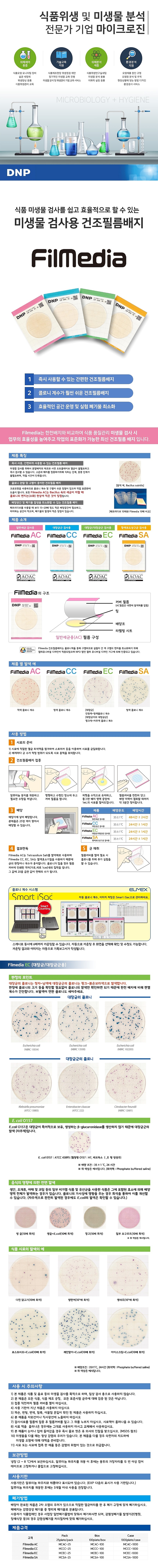 건조필름배지 (대장균/대장균군용 / Filmedia-EC)_상세페이지
