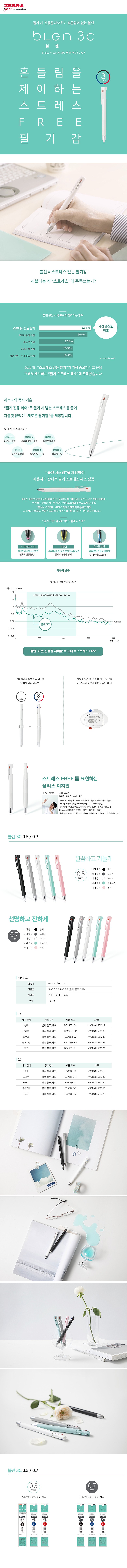 블렌 3색 볼펜 (0.5mm)_상세페이지