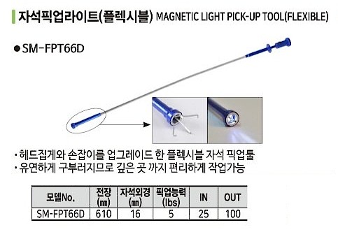 LED 플렉서블 자석 픽업집게 (SM-FPT66D)_상세페이지