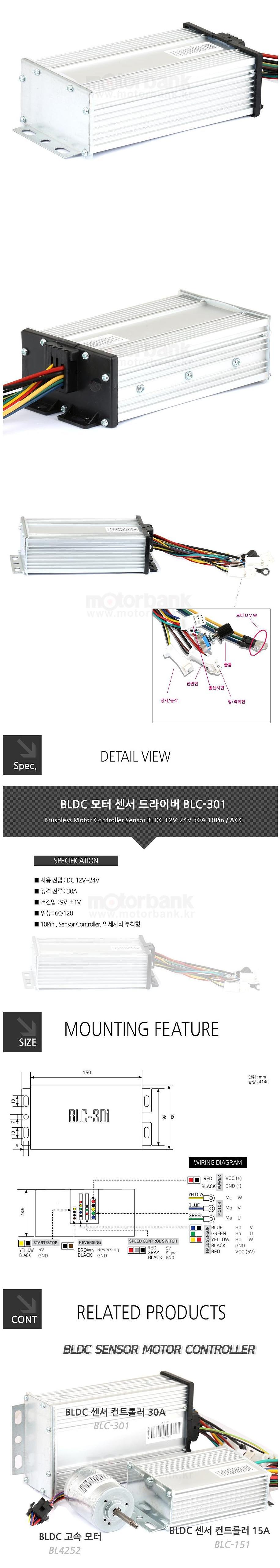 BLDC모터 드라이버(BLC-301)_상세페이지
