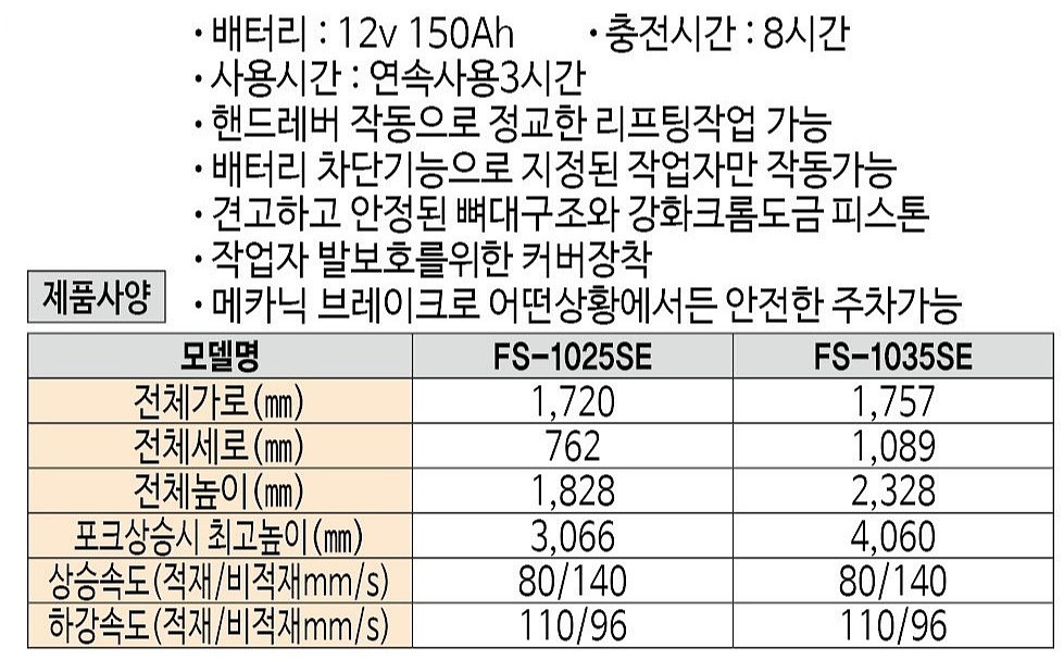 반자동 스태커 (FS-SE Series)_상세페이지