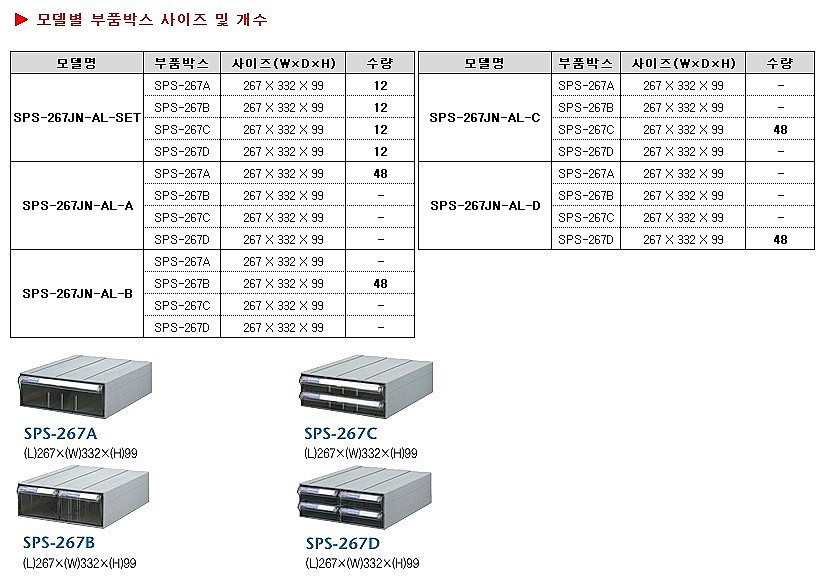 부품보관함 (SPS-267JN-AL Series)_상세페이지