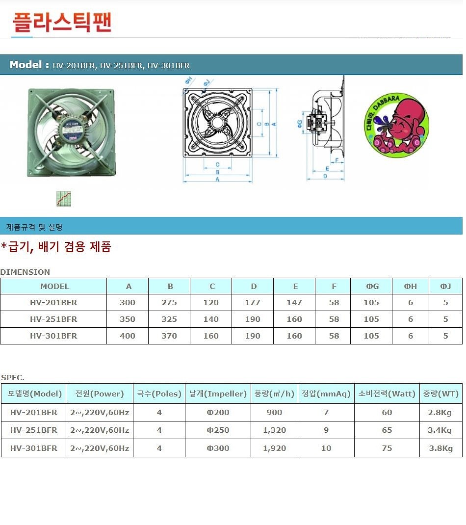 플라스틱팬 (HV-BFR)_상세페이지