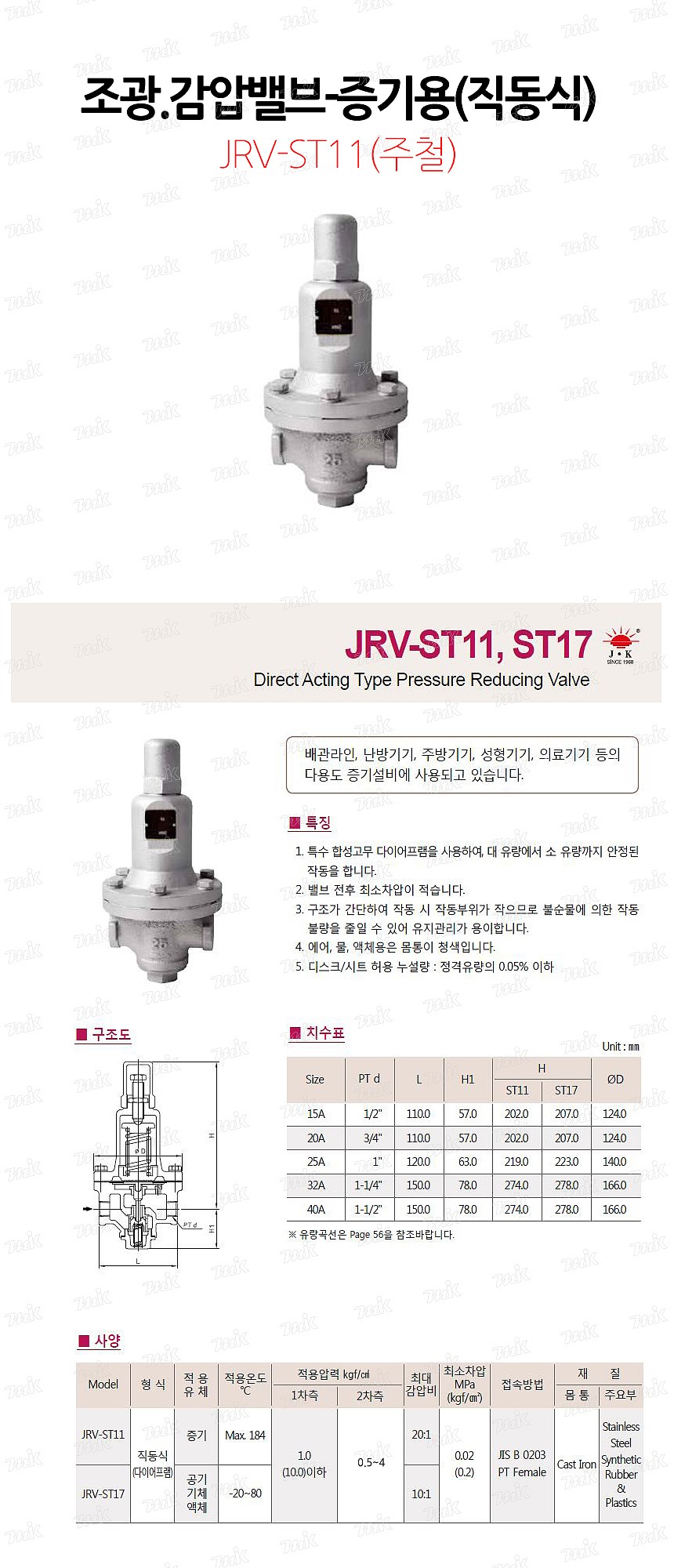 스팀용 감압밸브 (JRV-ST11)_상세페이지
