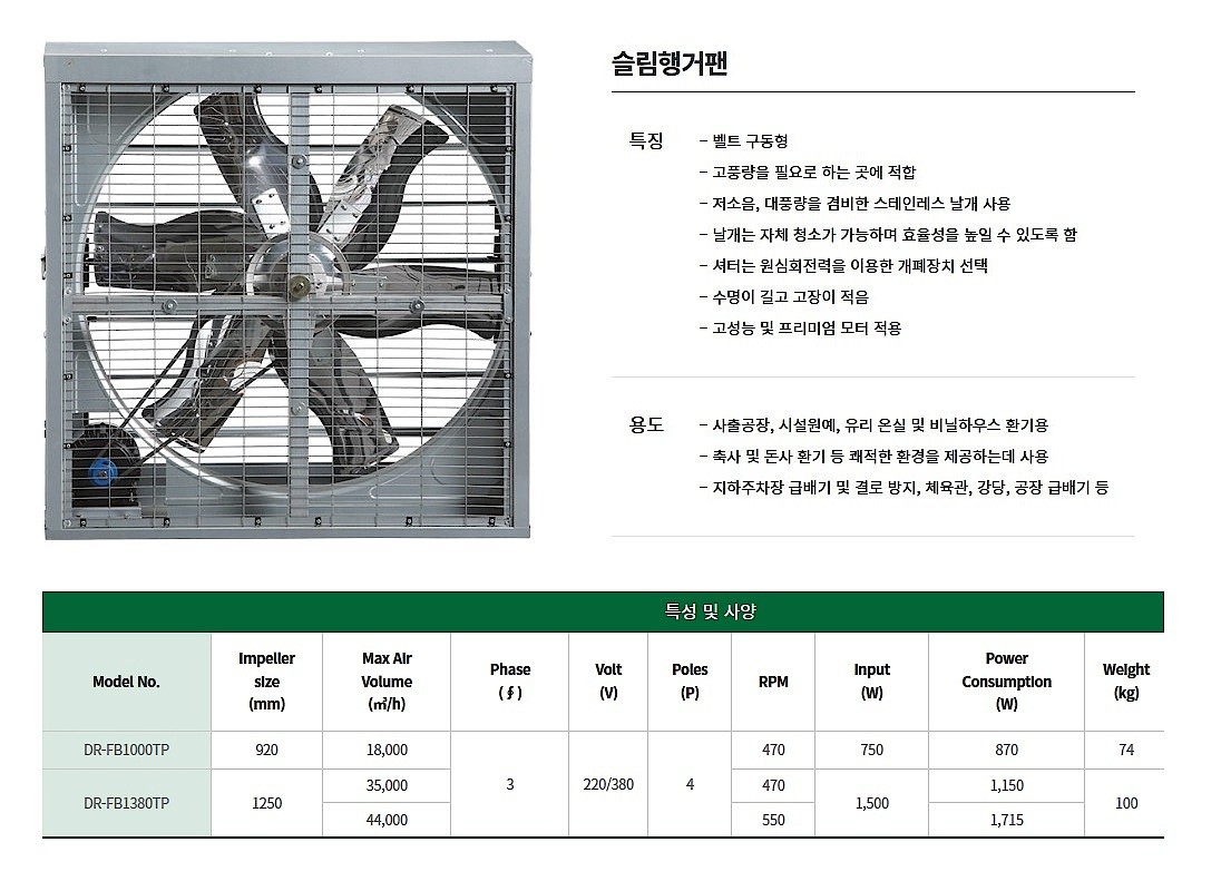 슬림행거팬 대형 환풍기 (DR-FB)_상세페이지