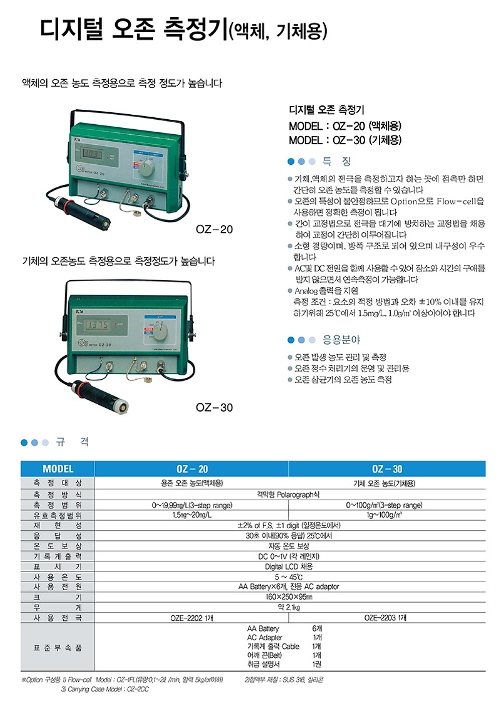 디지털 오존 측정기 (OZ-20/30)_상세페이지