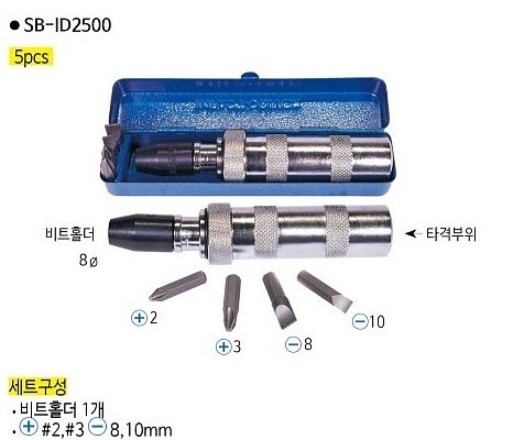 임팩 드라이버 세트 (5pcs, SB-ID2500)_상세페이지