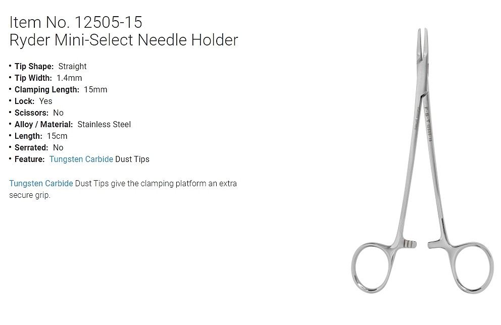니들홀더 (Ryder Mini-Select Needle Holder)_상세페이지
