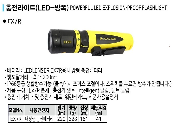 LED 방폭 라이트 (EX7R)_상세페이지