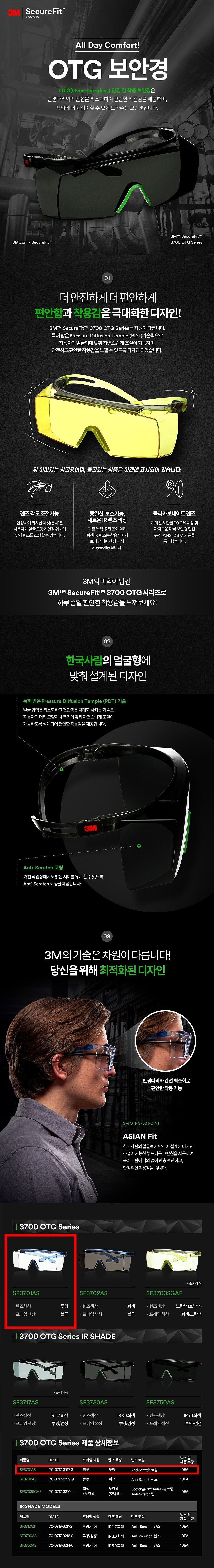 안전 안경 (SF-3701-AS)_상세페이지