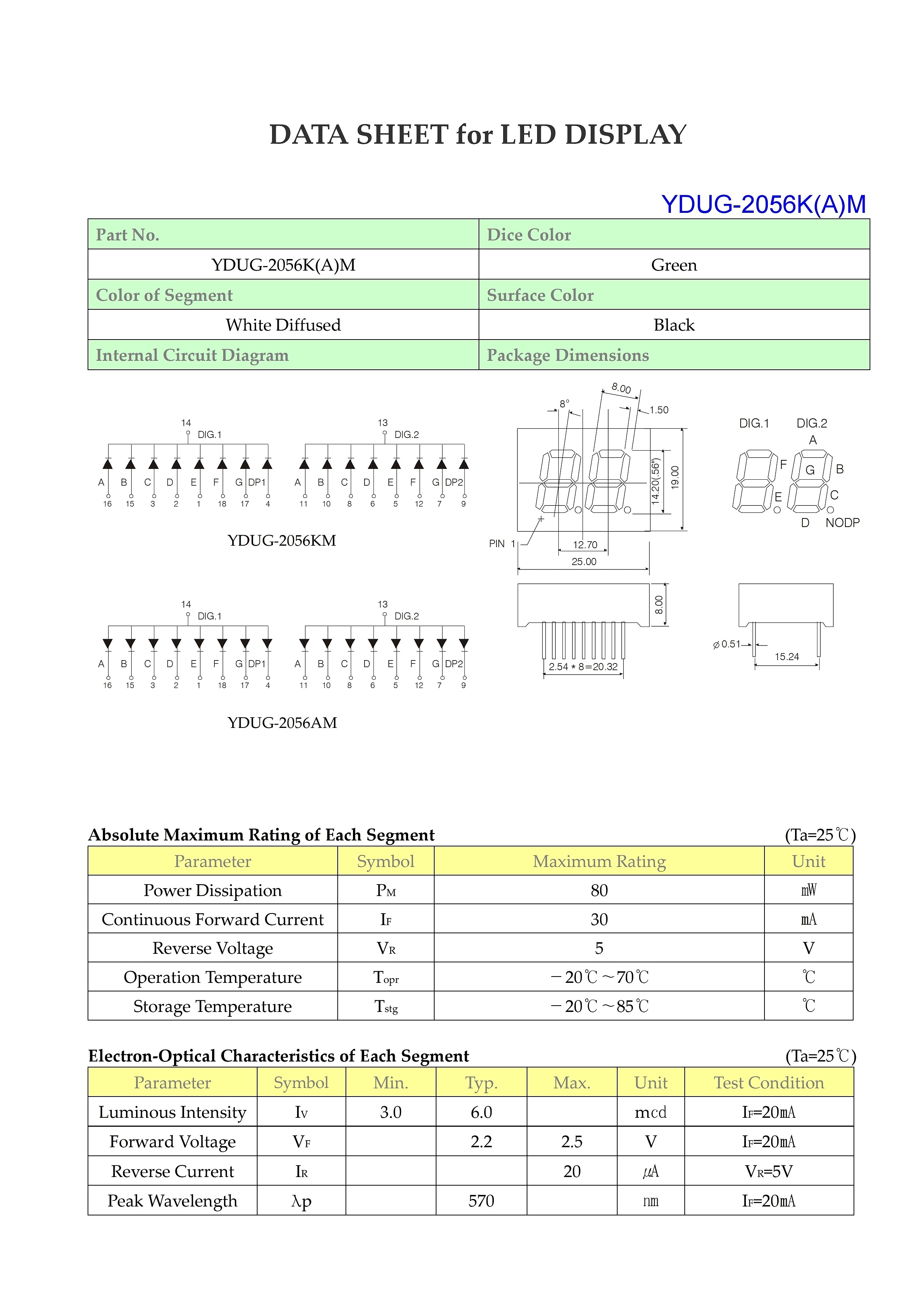 7 세그먼트 FND(YDUG-2056K(A)M)_상세페이지