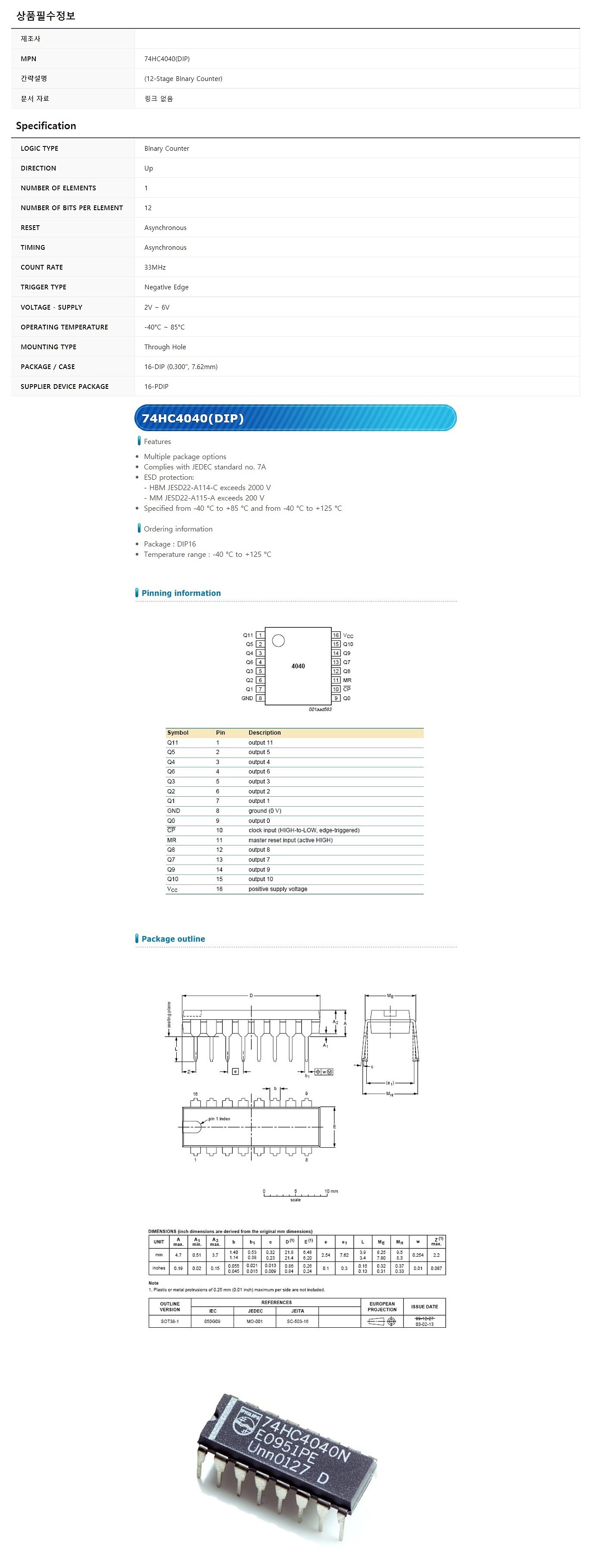 74HC4040 (DIP)_상세페이지