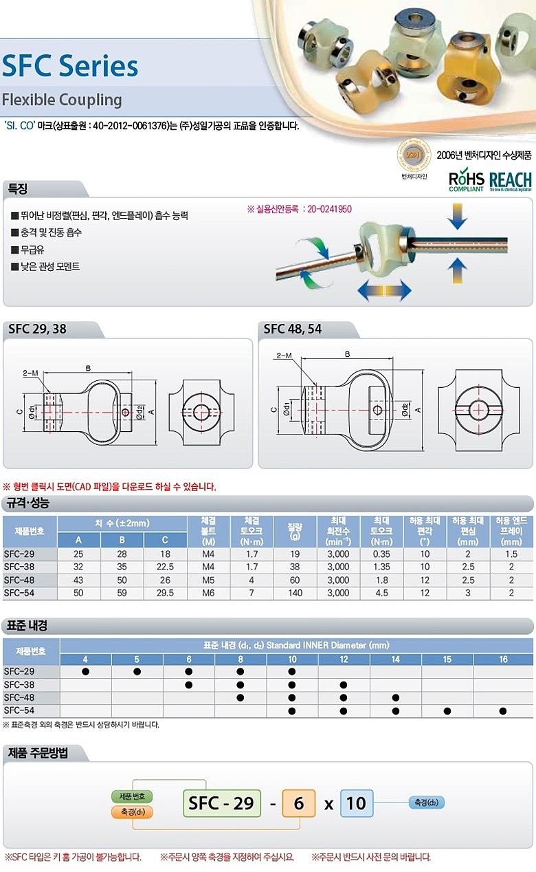 정밀급 카플링 (SFC-29)_상세페이지