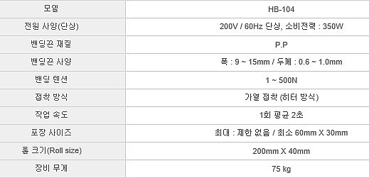 반자동 밴딩기 (HB-104)_상세페이지