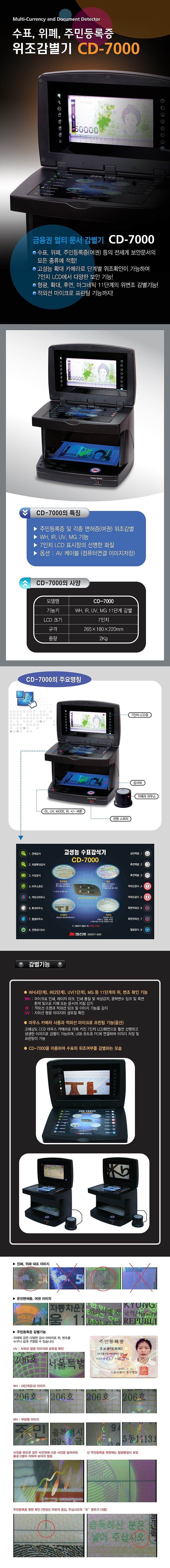 위조감별기 (CD-7000)_상세페이지
