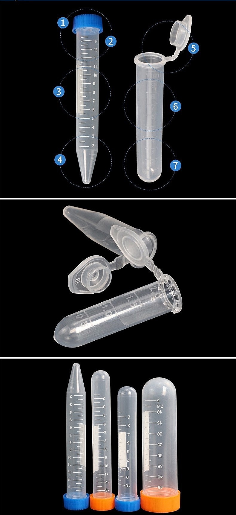 PP 원심관 (코니칼튜브) 15ml, 50ml_상세페이지