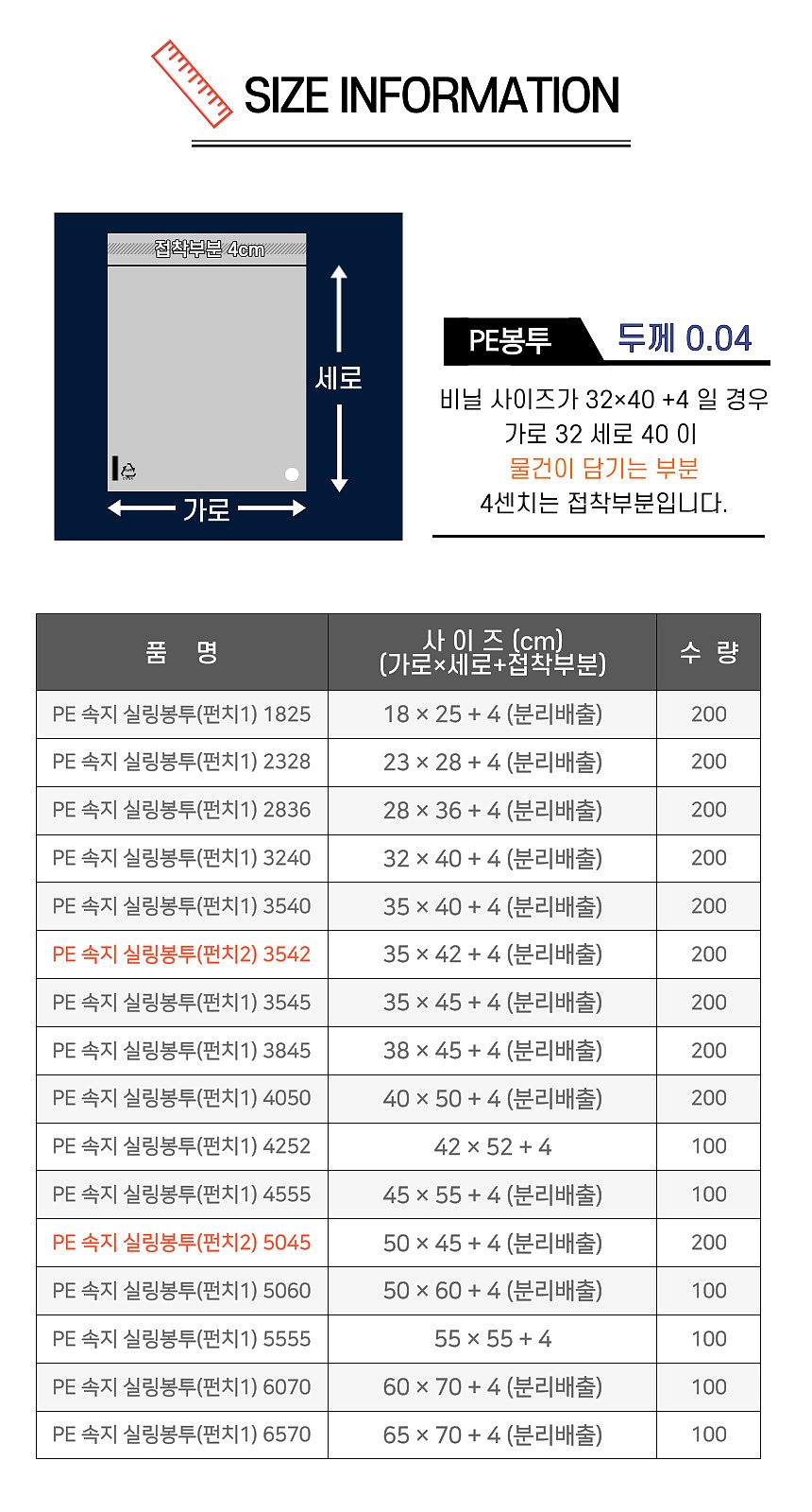 PE 폴리봉투 (펀칭)_상세페이지