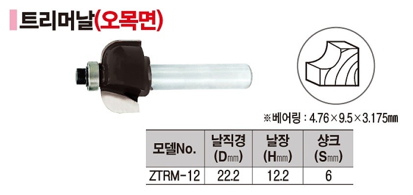 오목면 트리머 비트_상세페이지