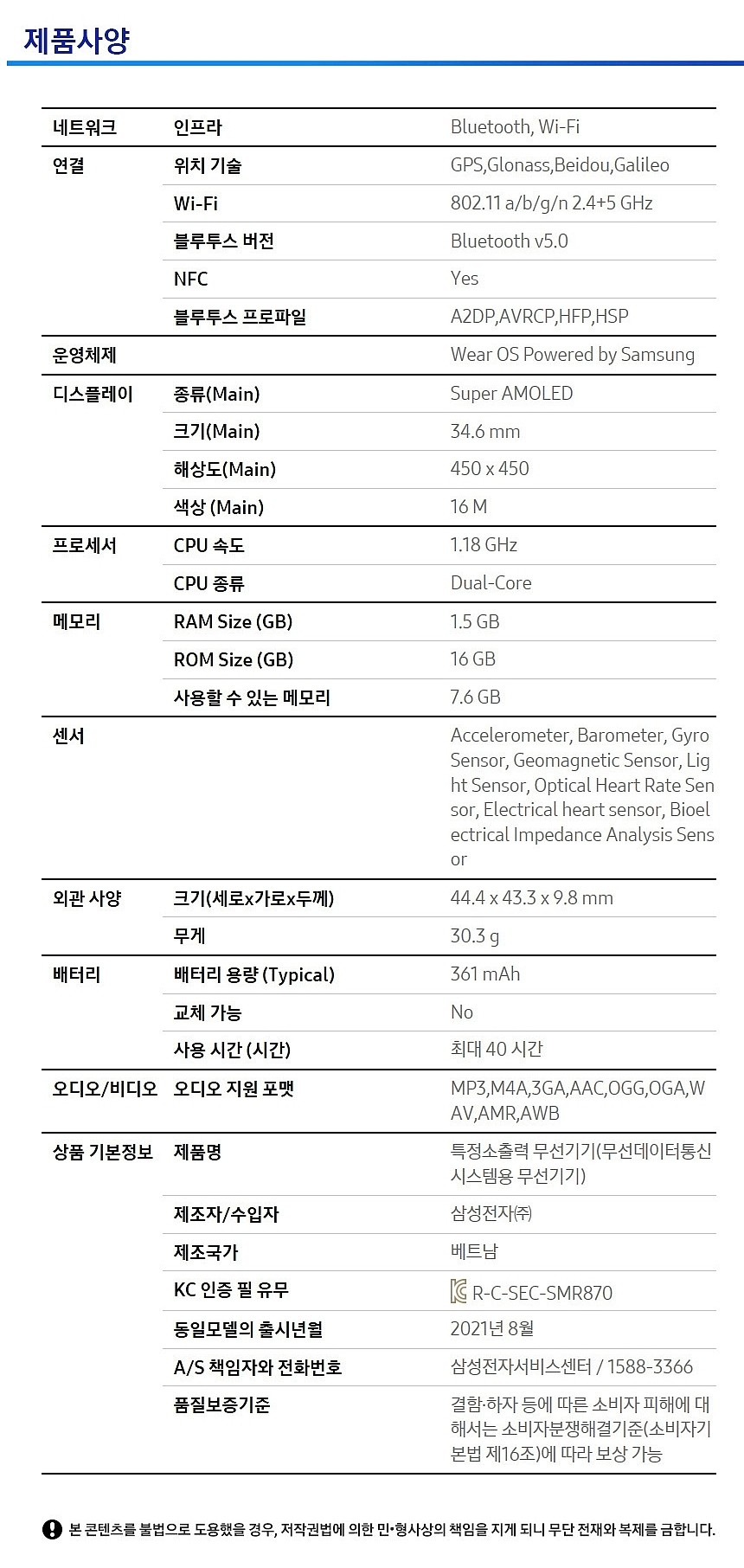 갤럭시 워치4 (SM-R870NZ-AKOO Series/44mm)_상세페이지