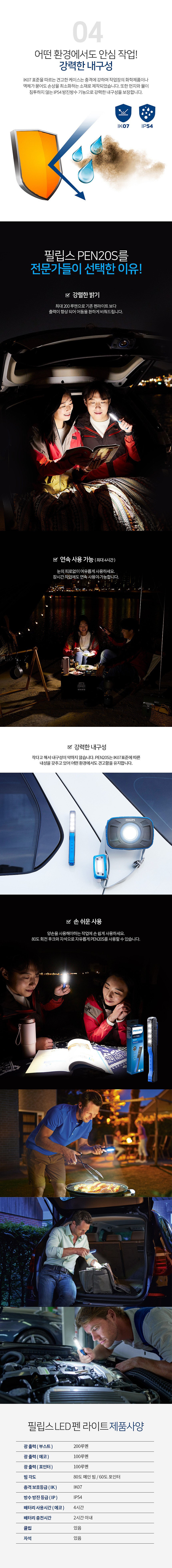 LED 휴대용 펜라이트 (PEN20S)_상세페이지