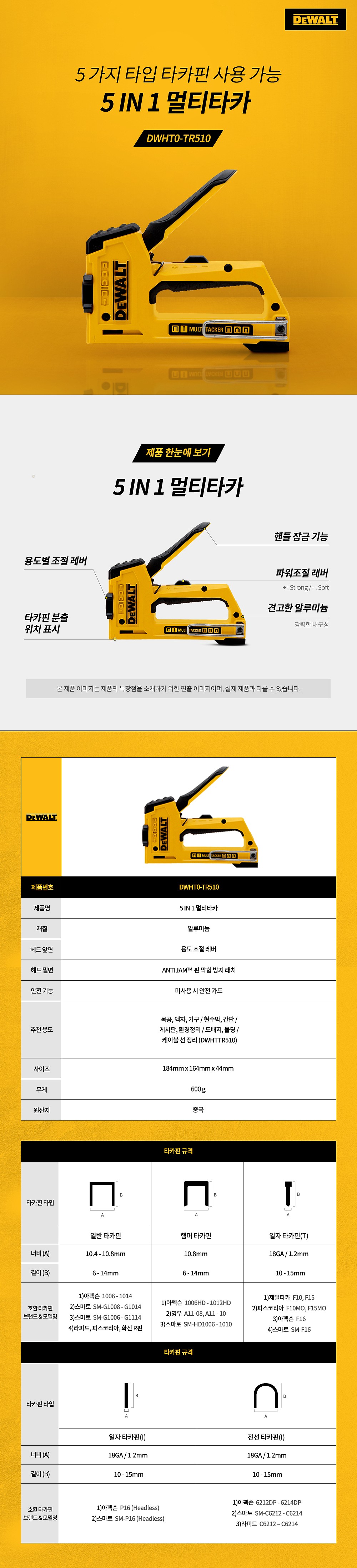 5 IN 1 멀티 건타카 (DWHT0-TR510)_상세페이지