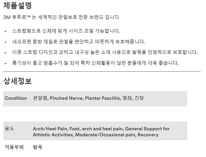 후투로 스포츠형 무릎보호대_상세페이지