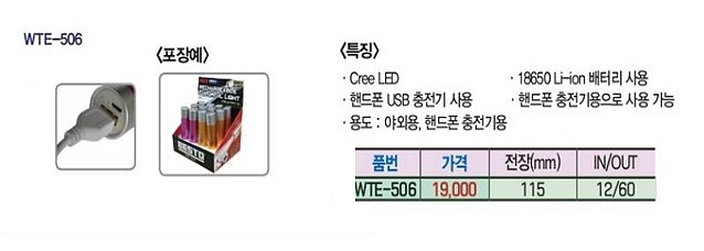 후레쉬 (보조배터리용)_상세페이지