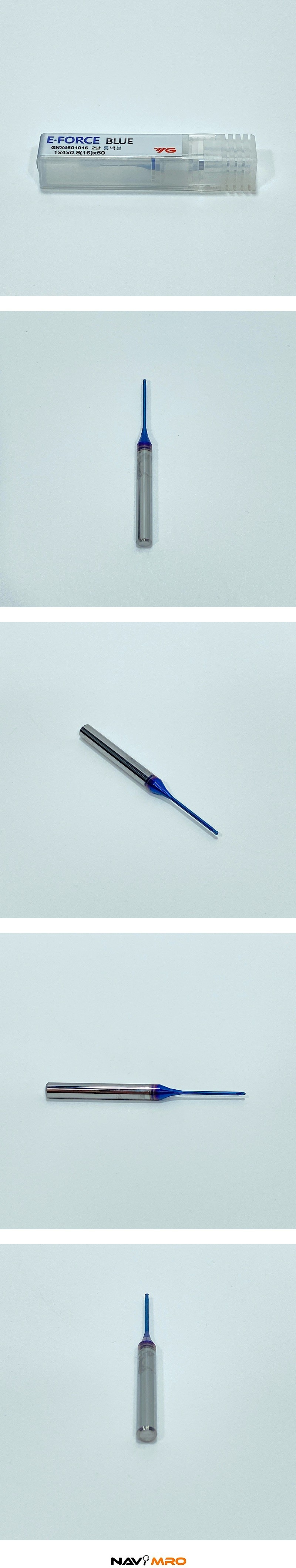 초경 2날 롱넥 볼 엔드밀 (GNX46 0.8~1.6)_상세페이지