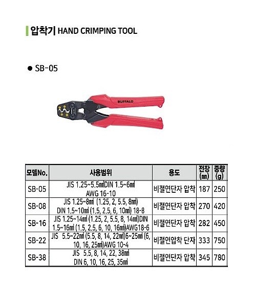 터미널 압착기 (SB-05)_상세페이지