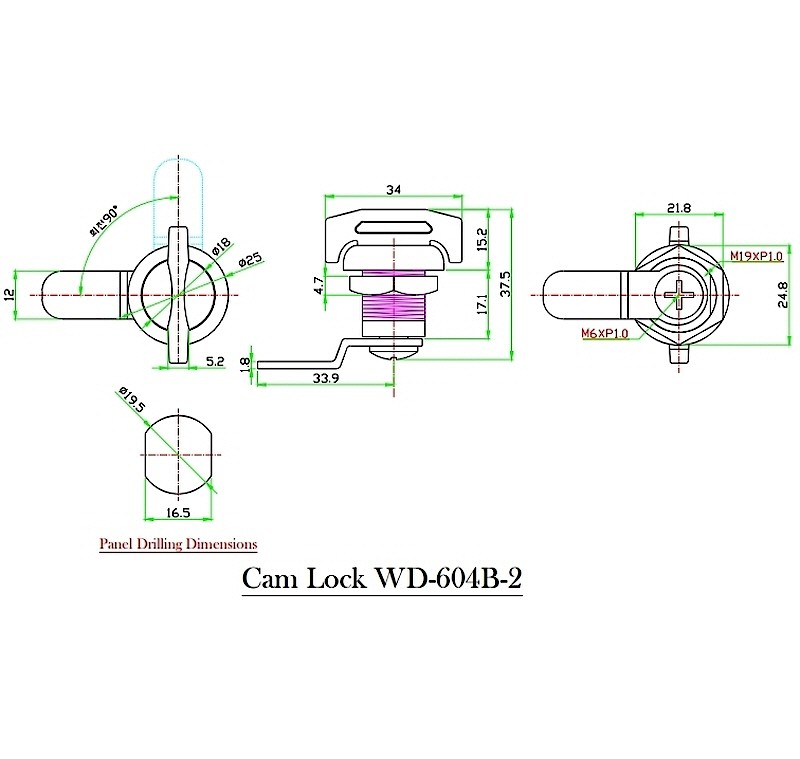 캠 잠금장치 (WD-604B-2)_상세페이지