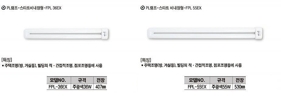 FPL 콤팩트형광램프 (36W-55W,주광색)_상세페이지