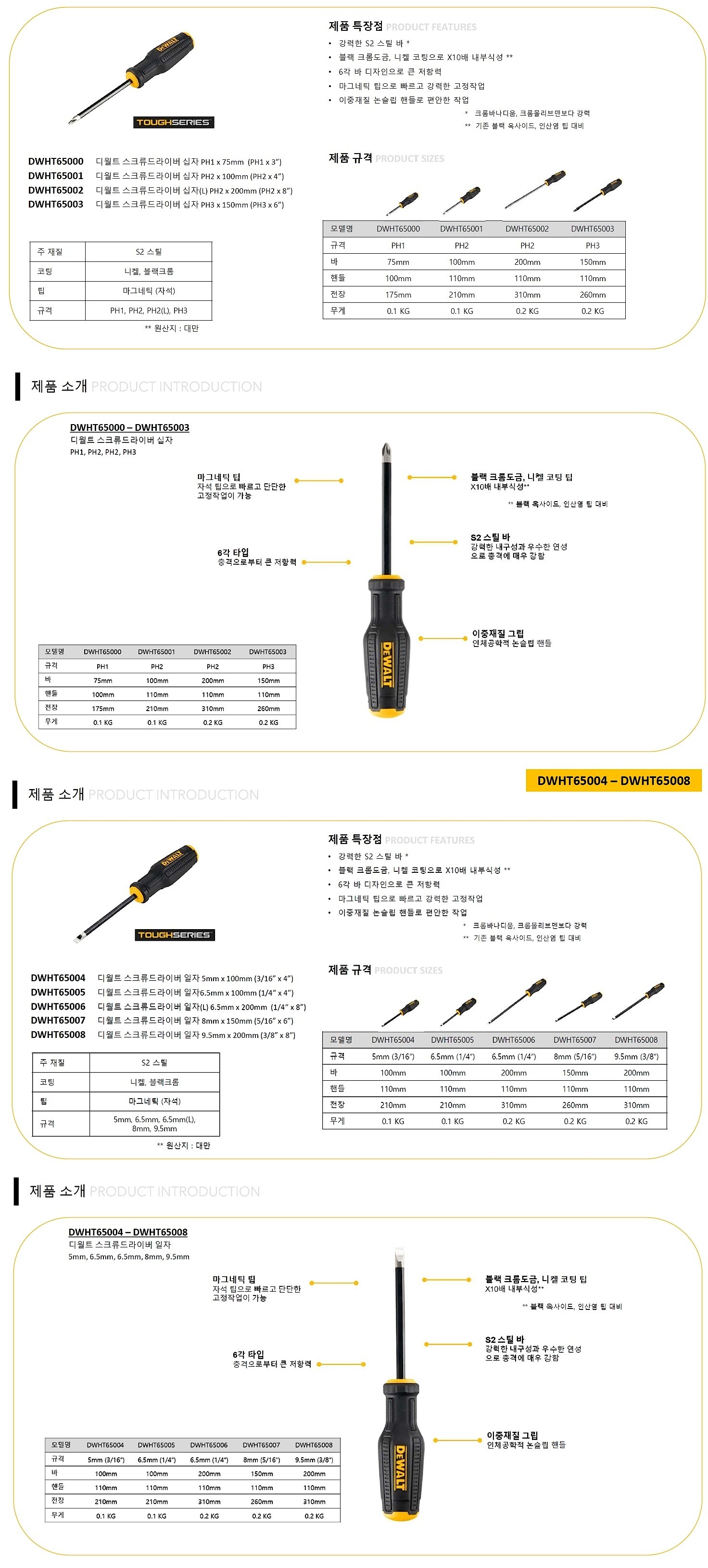 스크류 드라이버 (DWHT650시리즈)_상세페이지