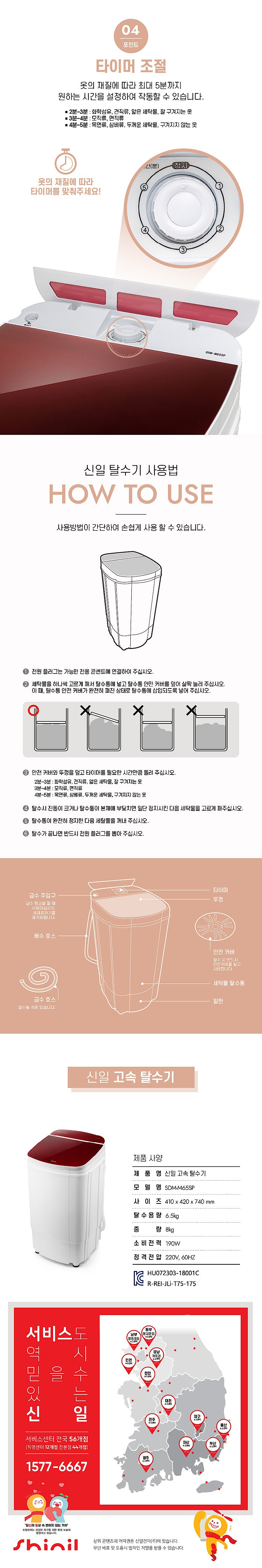 고속 탈수기 (SDM-M65SP)_상세페이지