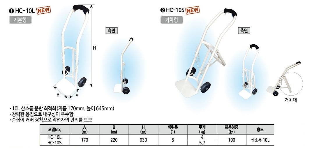 산소 운반카 (HC-10)_상세페이지