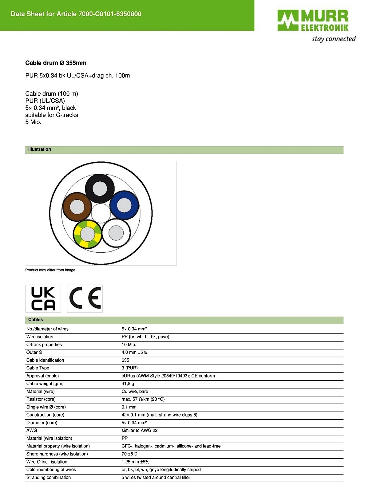 Cable drum Ø 355mm_상세페이지