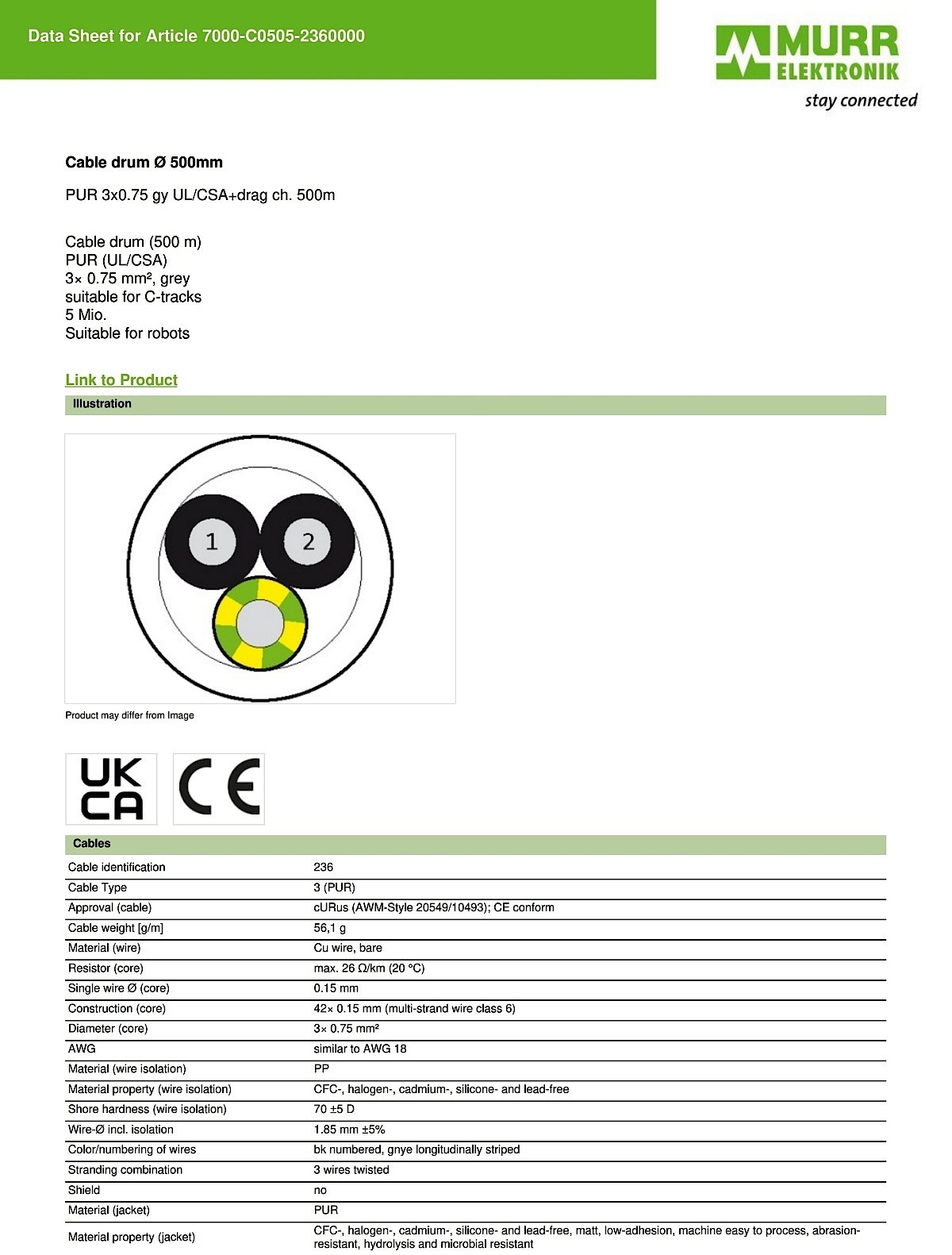 Cable drum Ø 500mm_상세페이지