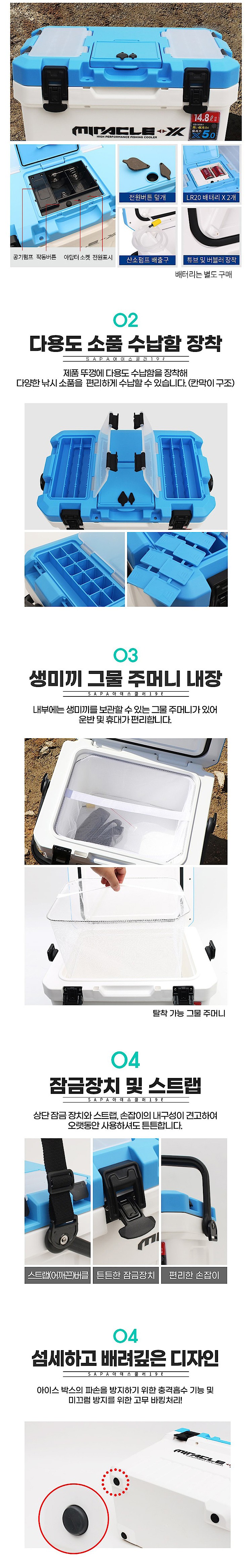 기포기 내장형 아이스박스 (SIC-HE Series)_상세페이지