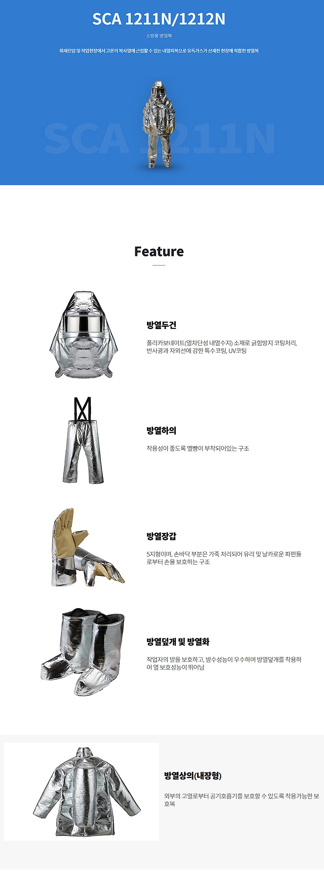 내장형 방열복 (SCA 1212N)_상세페이지