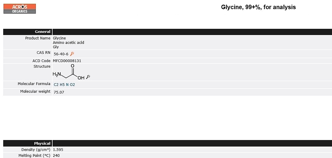 Glycine,>99.0%_상세페이지