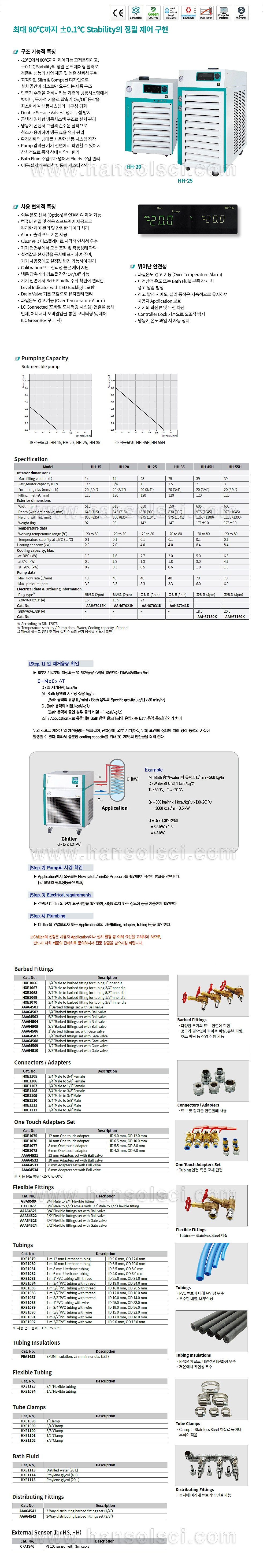냉각수 공급장치 (Chiller, HH Series)_상세페이지