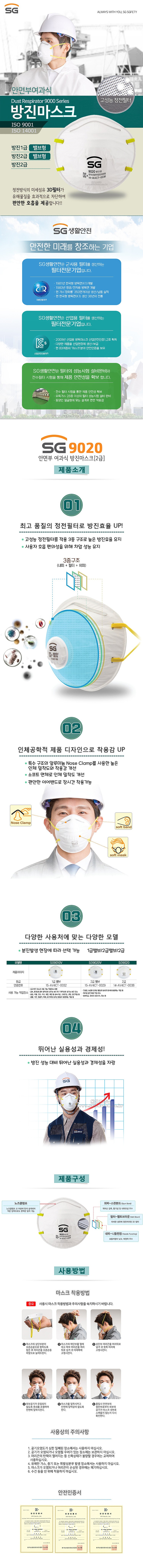 2급 방진 마스크 (9020)_상세페이지