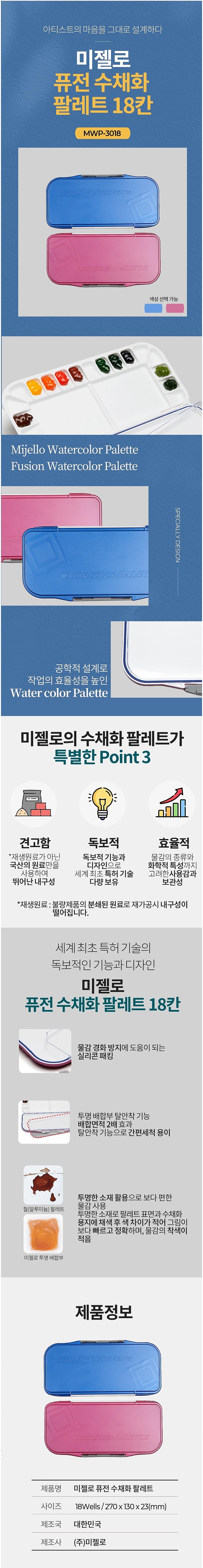 퓨전 수채화 팔레트 (MWP-3018)_상세페이지