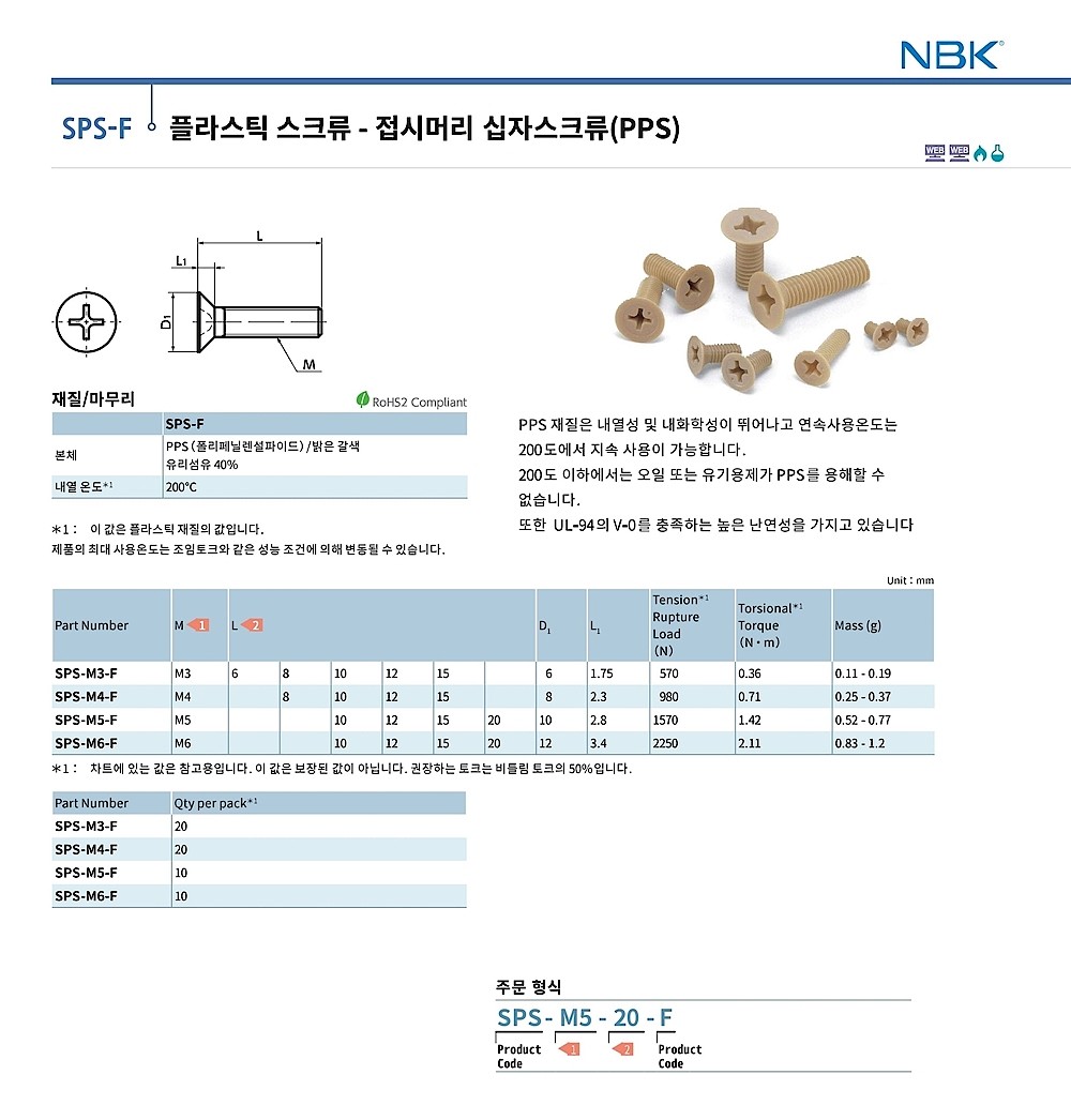 접시머리 십자 스크류 (PPS)_상세페이지