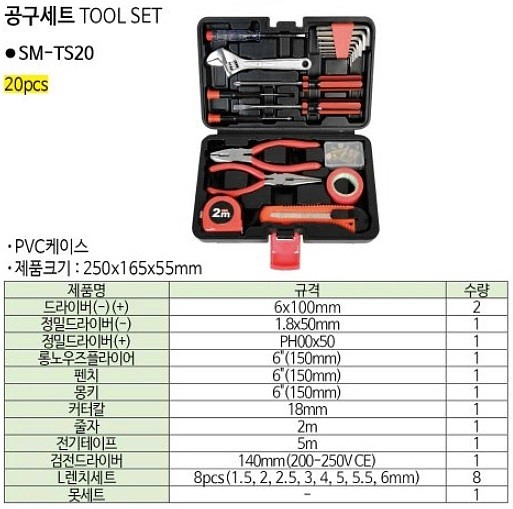 다용도 공구세트 (SM-TS20)_상세페이지